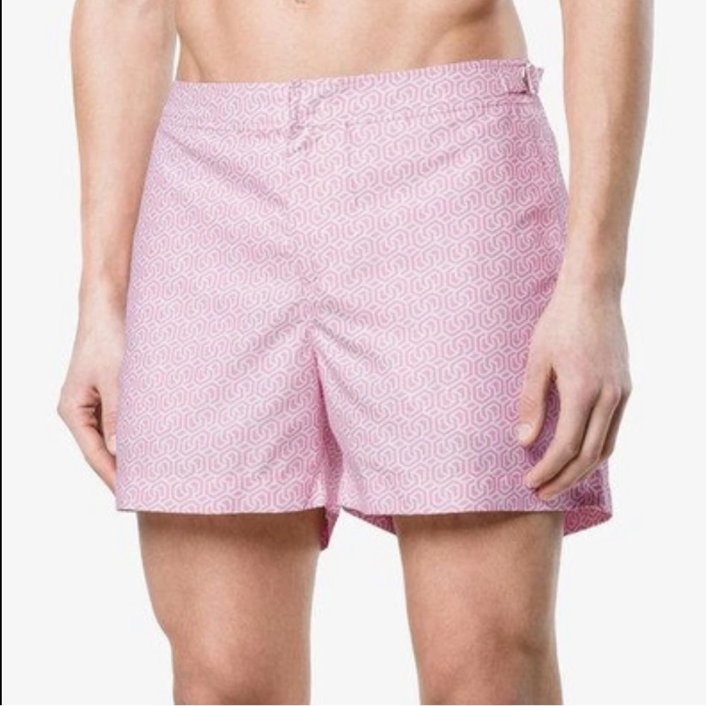 NWT Orlebar Brown Pattern Swim Trunks
